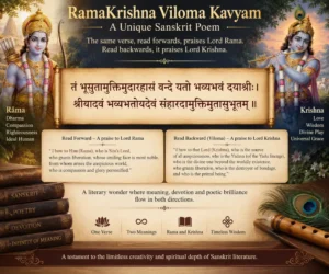 Read It Forward, It’s Ramayana. Backward, It’s Mahabharata!
